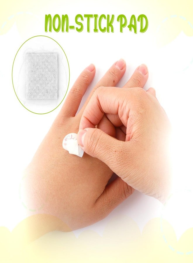 APLZGMG 120Pcs Kids Bandages 10 Styles Cute Cartoon Bandaids,0.9In Round Vaccination Bandage, Kids Bandaids for Small Wounds, Pimples, Vaccination and Blisters - Image 5